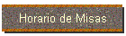 Horario de Misas