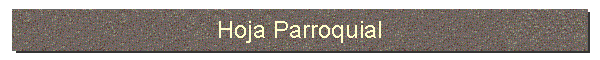 Hoja Parroquial